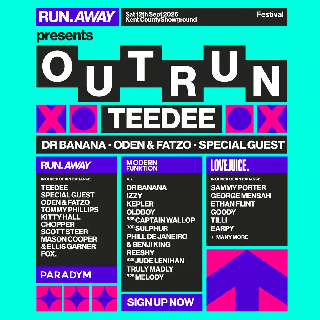 Run Away presents OUT RUN FESTIVAL at Kent County Showground