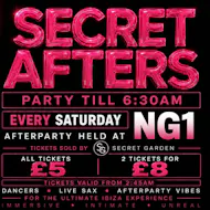 SECRET AFTERS: Every Saturday at NG ONE
