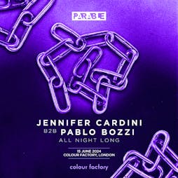 Parable presents: Jennifer Cardini b2b Pablo Bozzi all night lon Tickets | Colour Factory London  | Sat 15th June 2024 Lineup