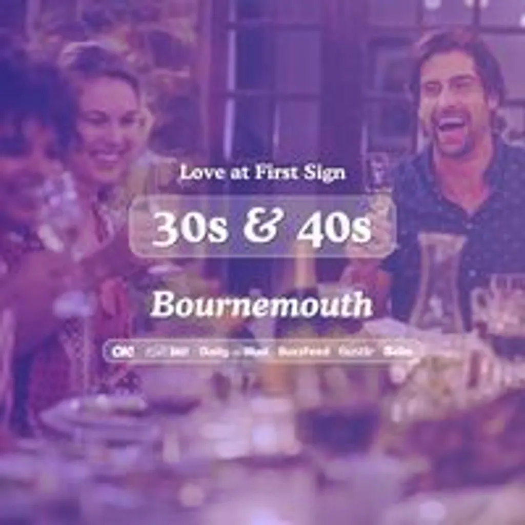 30s & 40s Singles Night at S&L Bournemouth| Love at First Sign at Slug And Lettuce The Square