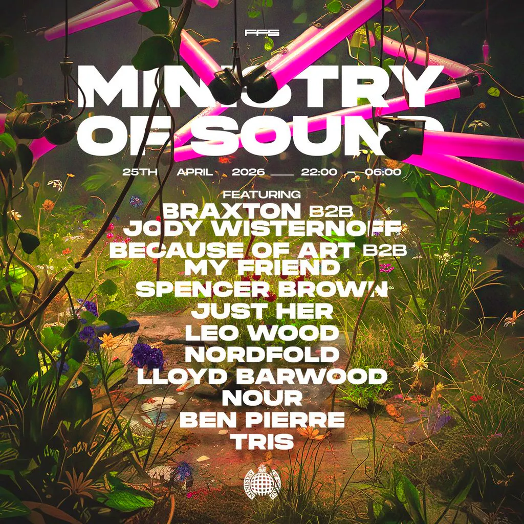 FFS Presents: Jody Wisternoff, My Friend, Spencer Brown + more at Ministry Of Sound
