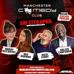 Manchester Comedy Club Live with Daliso Chaponda + Guests Tickets | Area Manchester Manchester  | Sat 27th April 2024 Lineup