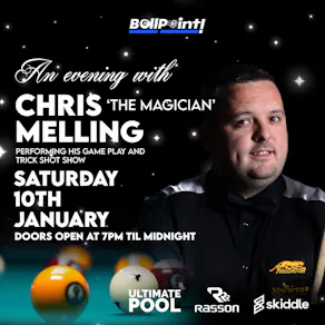 An Evening With Chris "THE MAGICIAN" Melling