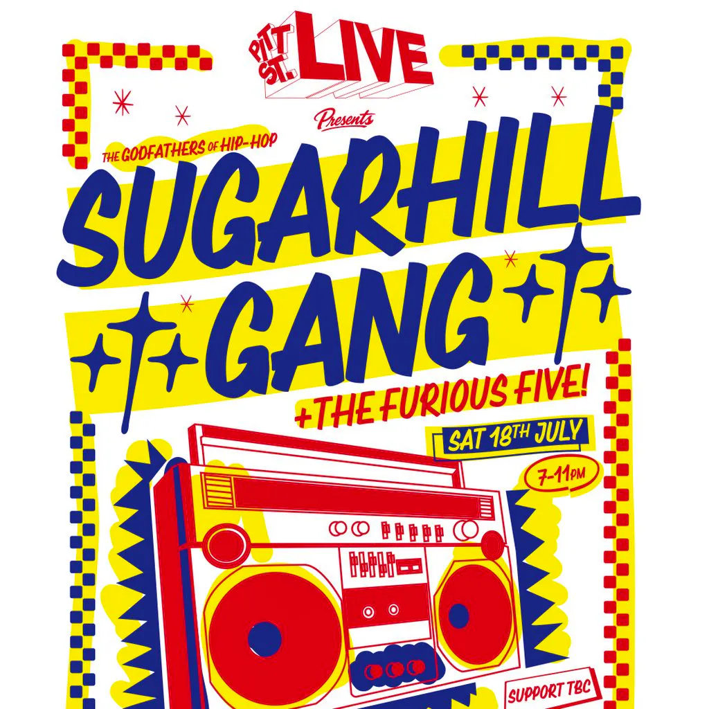 Pitt st. Live Presents: SUGARHILL GANG & THE FURIOUS FIVE at Pitt St Skatepark