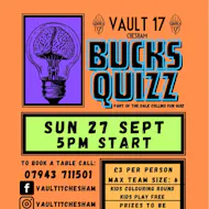Bucks Quiz - FREE at Vault 17