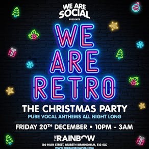 We Are Social presents WE ARE RETRO - The  Christmas party