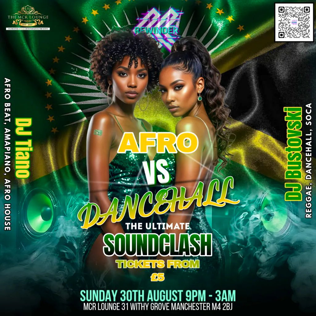 Afro vs Dancehall Round 2! Ultimate Soundclash! at THE MCR LOUNGE
