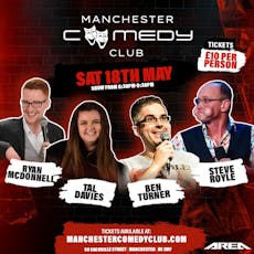 Manchester Comedy Club live with Steve Royle + Guests at Area Manchester