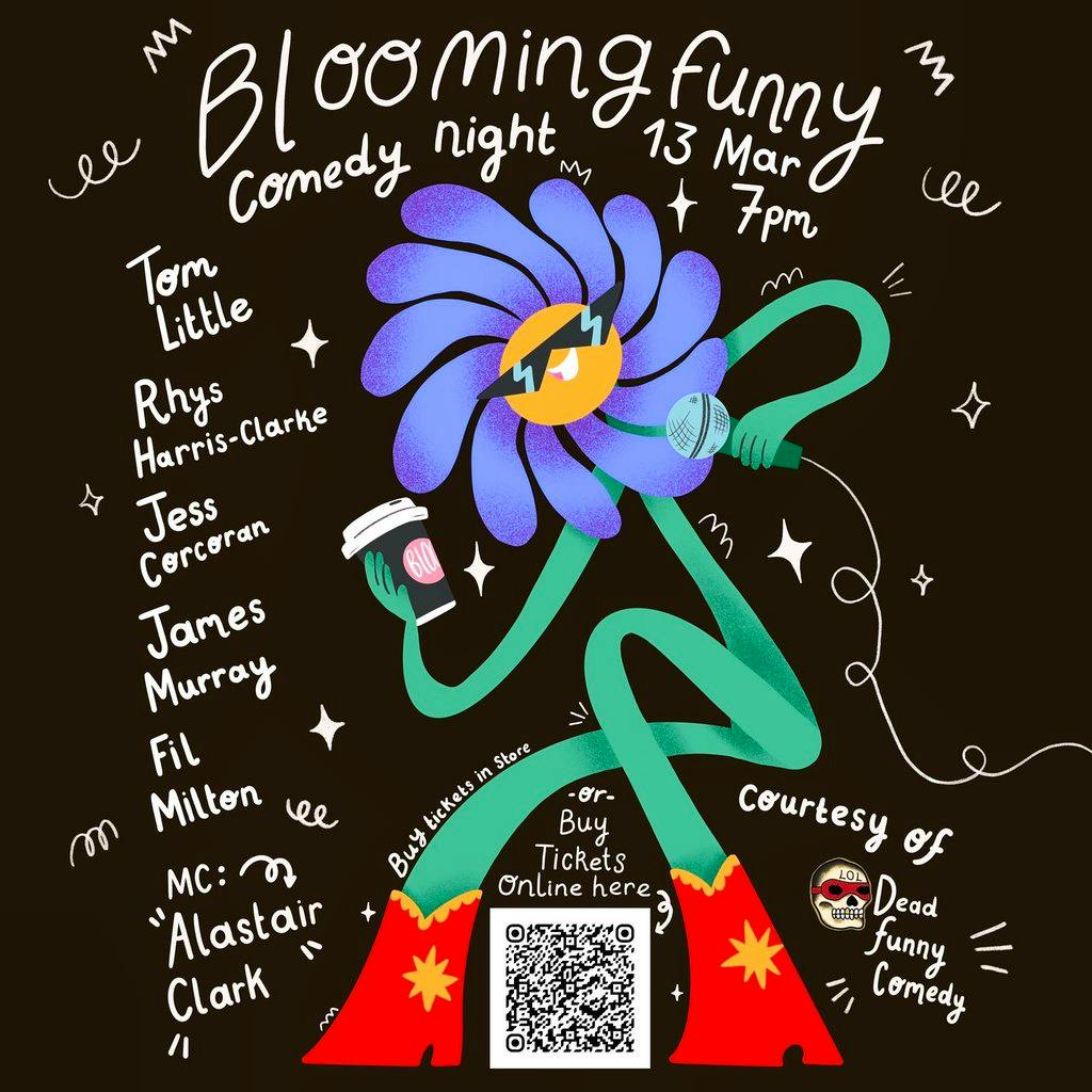 Blooming Funny: Comedy Night at Blooming Skull Coffee