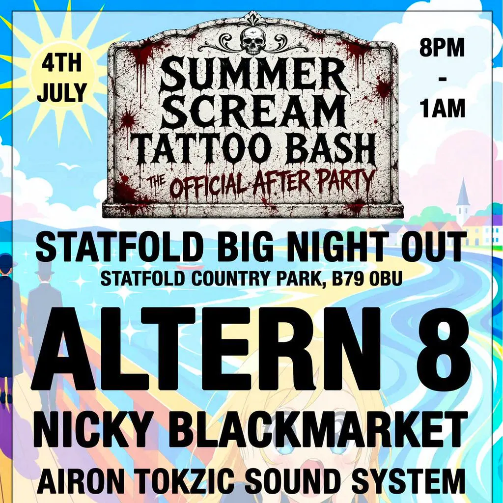 Summer Scream Tattoo Bash After Party! at STATFOLD COUNTRY PARK