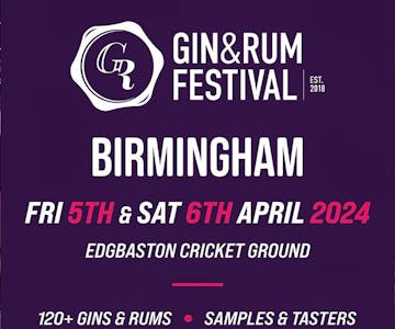 Gin & Rum Festival Birmingham 2024