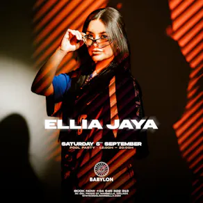 Babylon Marbella - Pool Party w/ Ellia Jaya