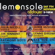 lemonsole presents - l e m o n s o l e Autumn Alldayer at Tannochside Miners Welfare Uddingston G716PJ