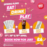 Spring Fling Tickets - Buzz Bingo Ipswich 18/04 at Buzz Bingo Ipswich