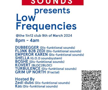 Dis-funktional sounds presents low frequencies @the 1in12 club