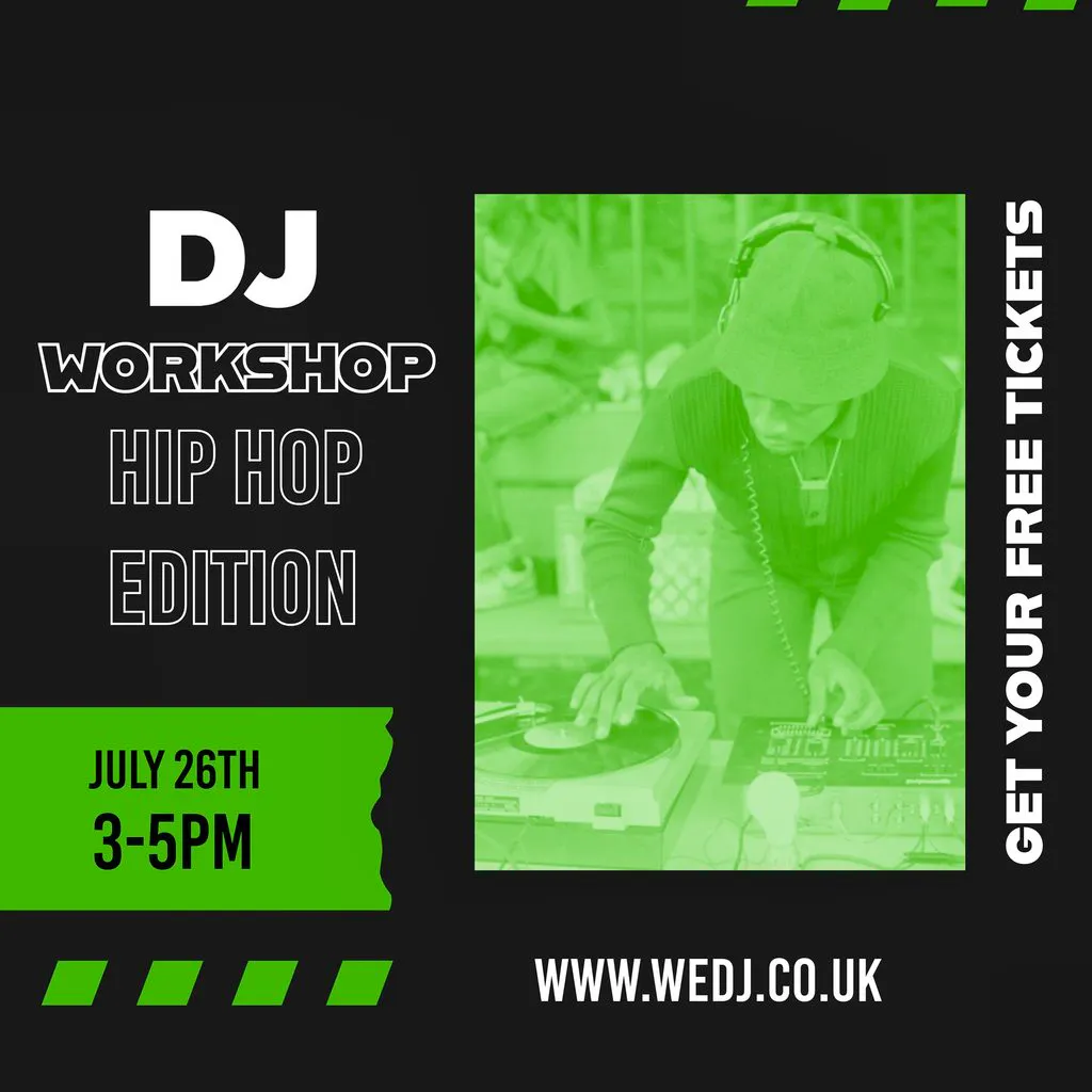 we DJ over 40's DJ Workshop - Hip Hop Edition at On The Rise