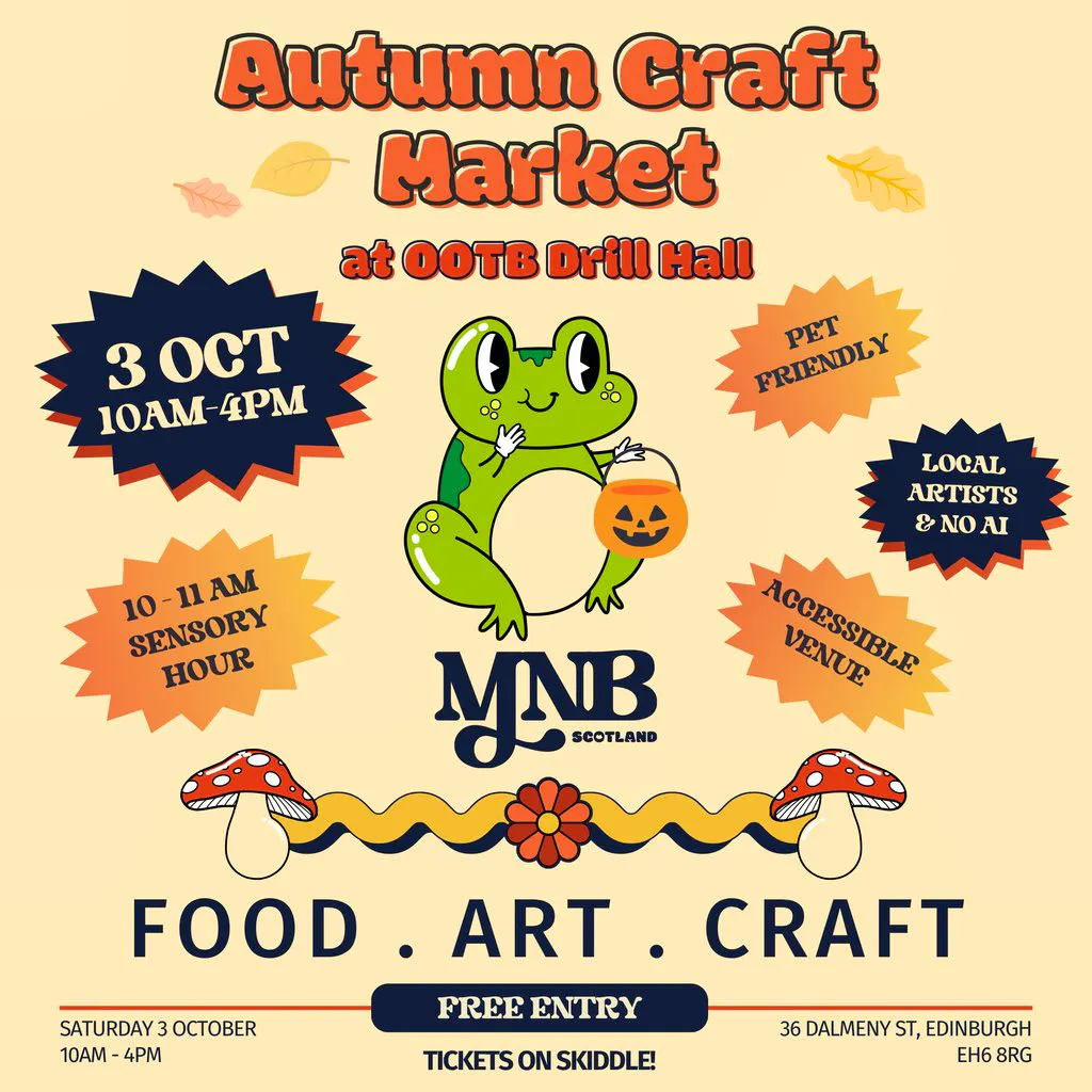 MNB Autumn Craft Market at Out Of The Blue and Drill Hall Arts Cafe