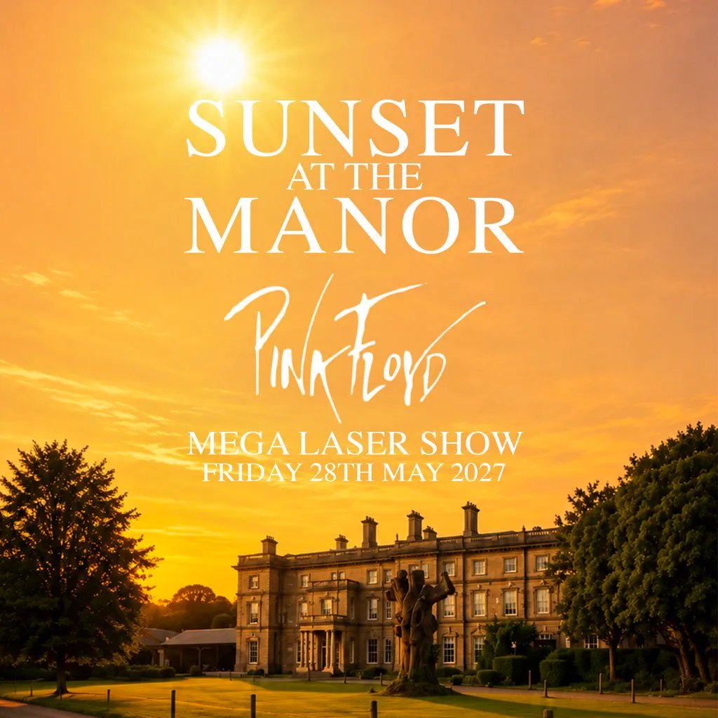 Sunset At The Manor | Pink Floyd Mega Laser Show | Kent at Strode Park House