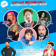 Captain Breadbeard's Alternative Comedy Night at Cosy Club Canterbury