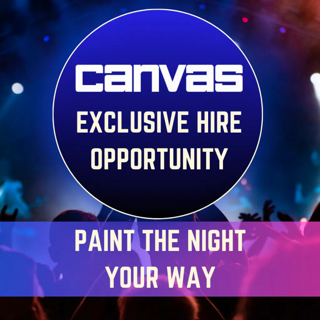 Exclusive Hire Available at Canvas Bournemouth