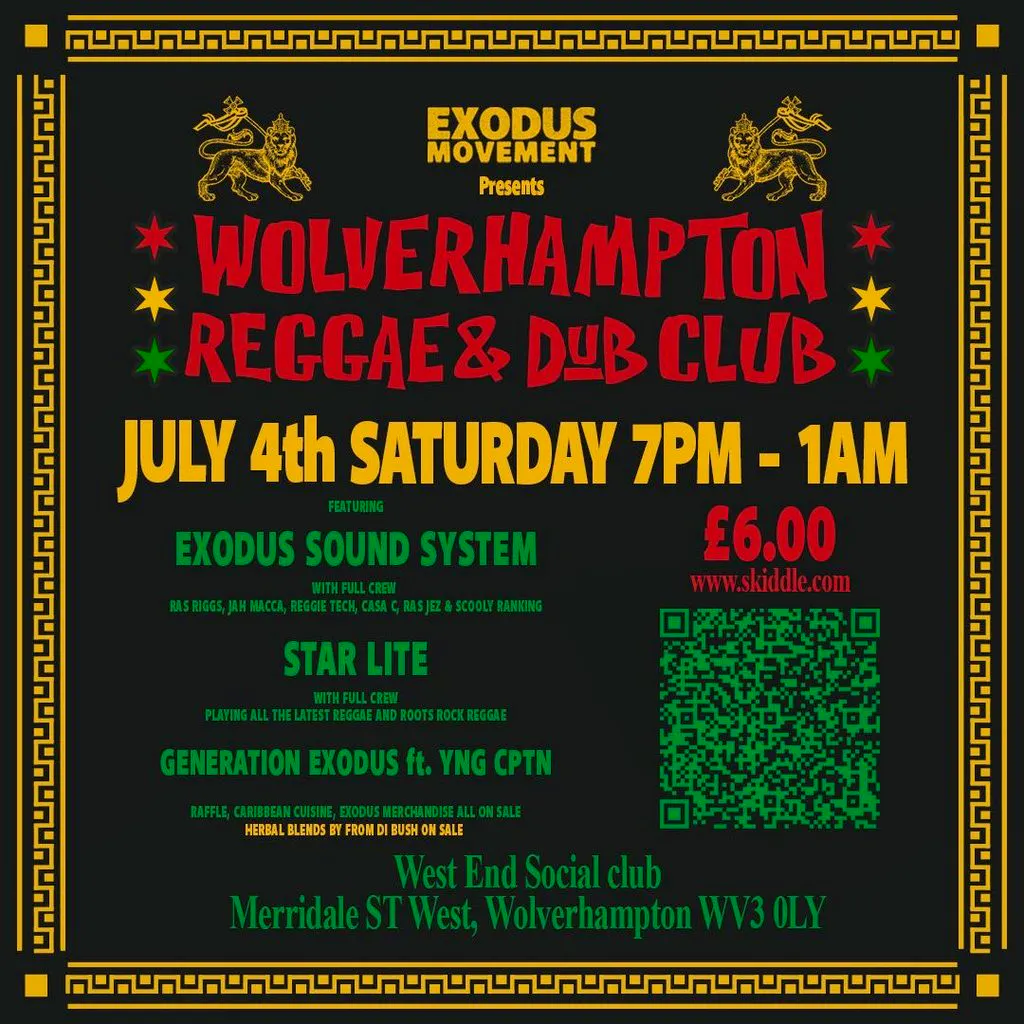 Wolverhampton Reggae & Dub Club at West End Working Men Club