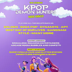 Ultimate K-POP Demon Hunters Kids Disco - Bournemouth
