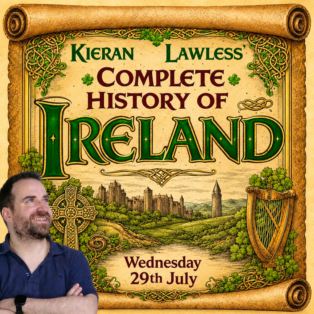 Kieran Lawless' Complete History of Ireland || Comedy Festival at The Rat And Pigeon