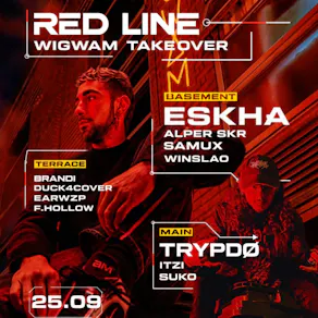 RED LINE: ESKHA - TECHNO, HARD BOUNCE & HARD TRANCE in DUBLIN