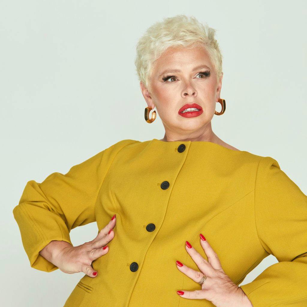 Laura Smyth Born Aggy at Southport Comedy Festival Under Canvas At Victoria Park