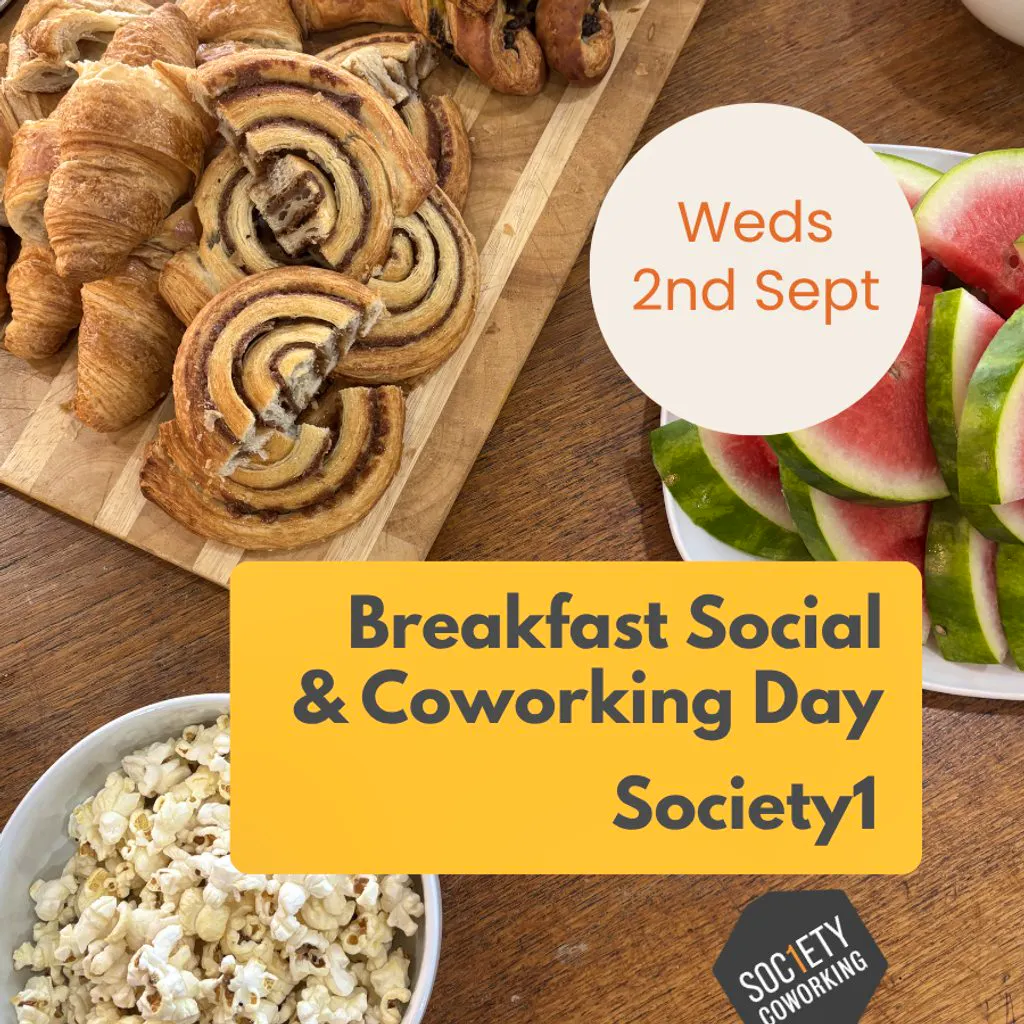 Breakfast Social and Coworking Day: September at Society1