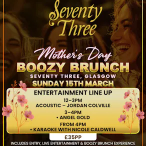 Mother's Day Boozy Brunch