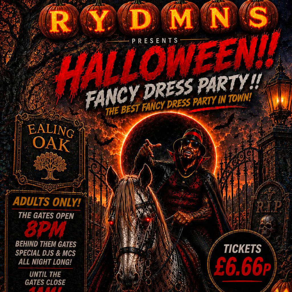 Rydmns Halloween party at The Ealing Oak Pub