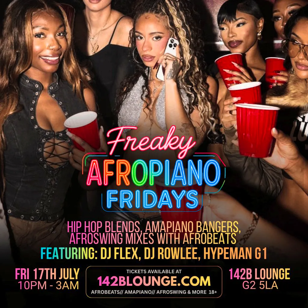 Freaky AfroPiano Fridays!!! at 142B Lounge Glasgow