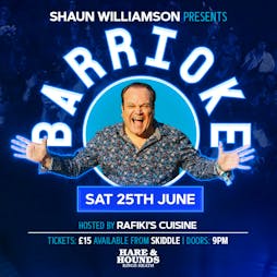 Barrioke Tickets | Hare And Hounds Birmingham  | Sat 25th June 2022 Lineup