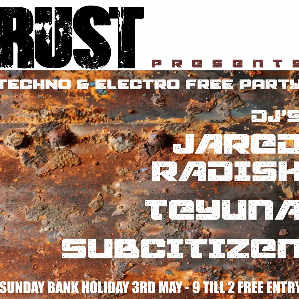 Free Techno Party (Surgeon & Dan Bean After Party) at Hare And Hounds Kings Heath