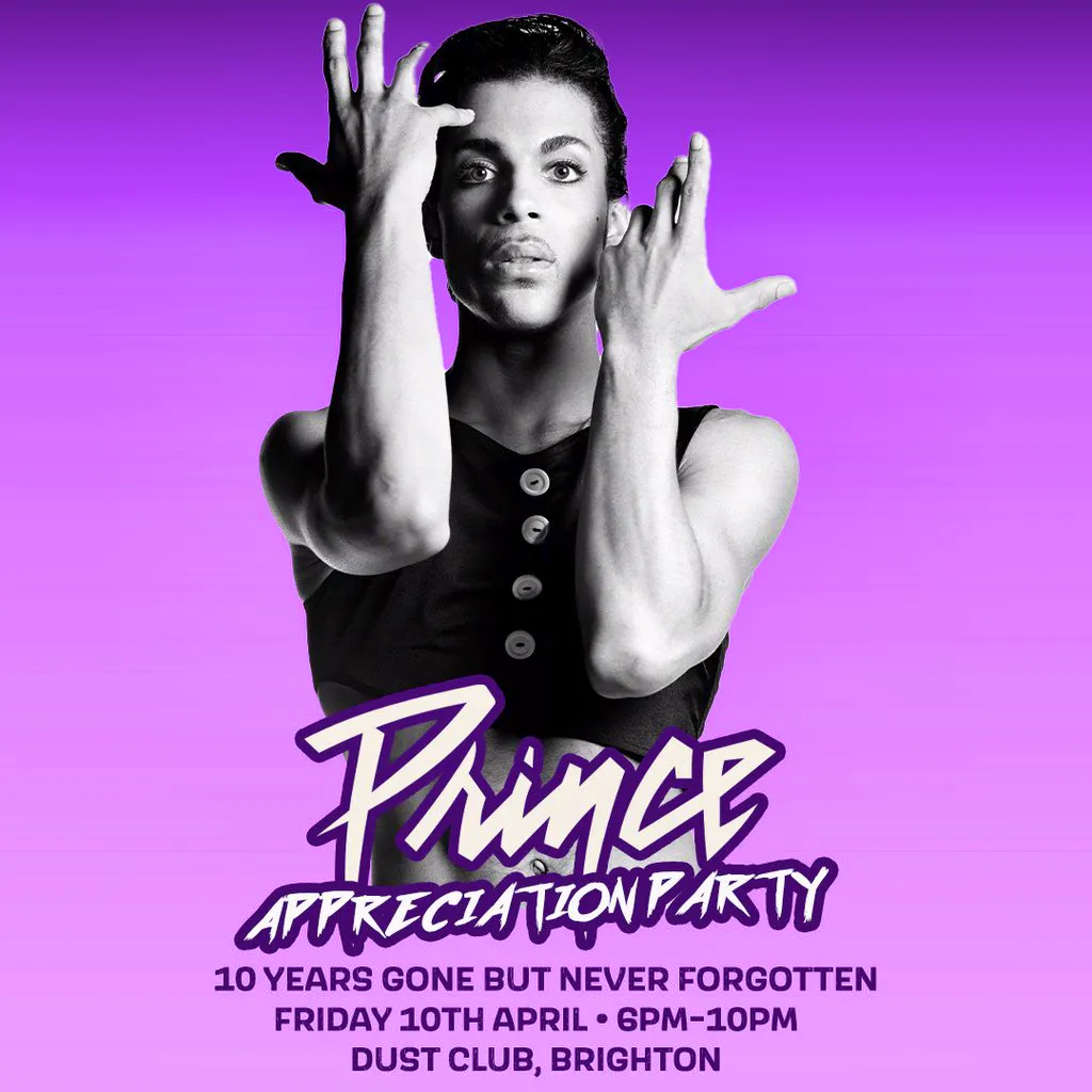 Prince Appreciation Party (Brighton) at Dust