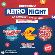 Retro Night @ Buzz Bingo Coventry at Buzz Bingo Coventry Walsgrave