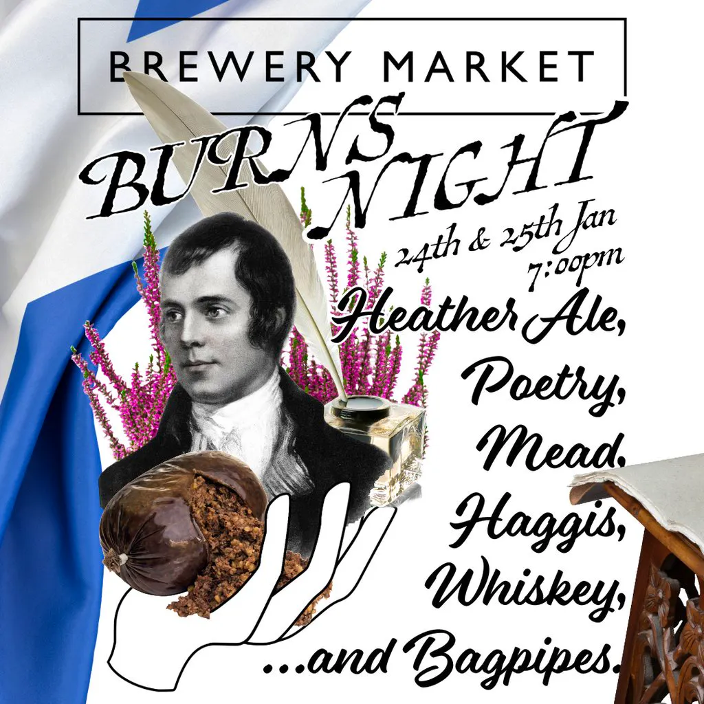 Burns Night, celebrating the bard with beers at Brewery Market at Brewery Market