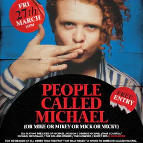 PEOPLE CALLED MICHAEL - A Billy's Special Event