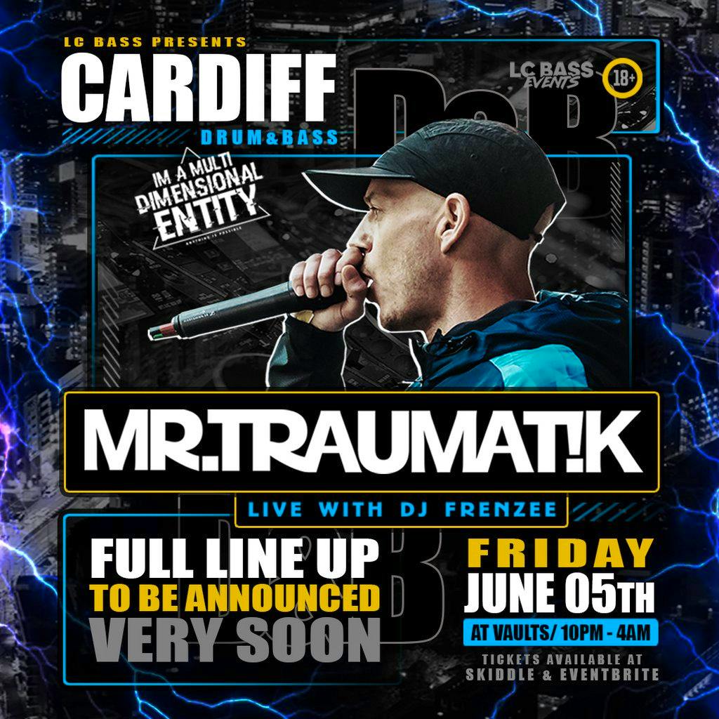 Mr Traumatik tour 2026 at Vaults Cardiff