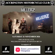 A night with The Killerz a Killers tribute band at Poplar Social Club