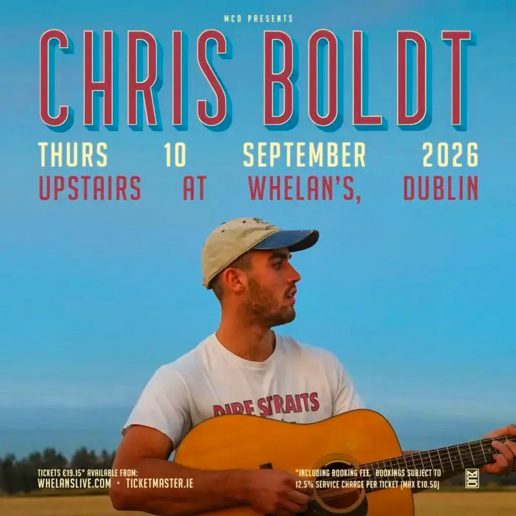 Chris Boldt at Whelans Dublin