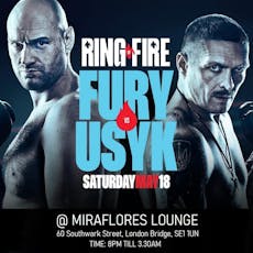 Fury vs Usyk Live Screening + After Party at MIRAFLORES LOUNGE
