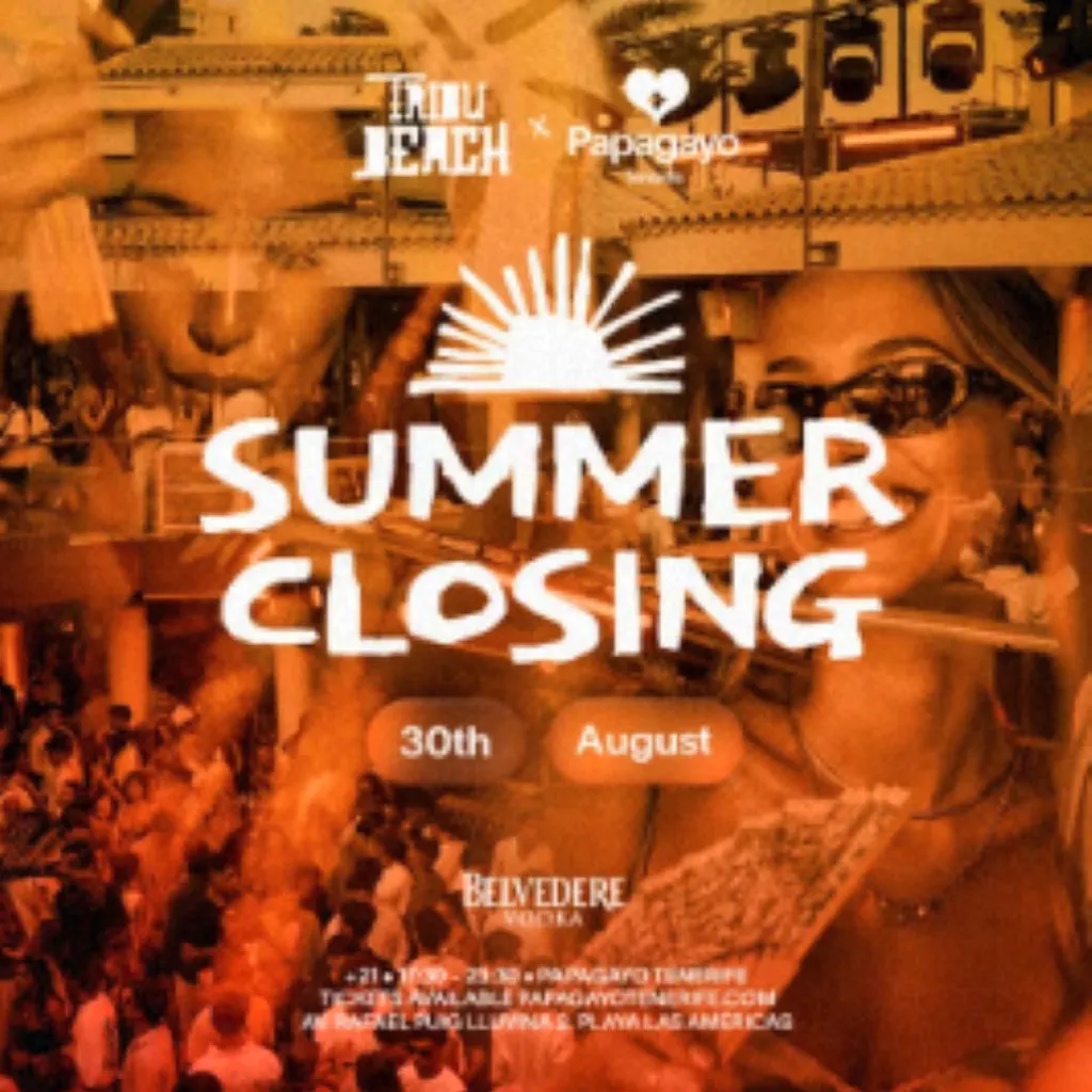 Closing Papagayo x Tribu Beach . Dom. 30 de Agosto 2026 at Papagayo Tenerife