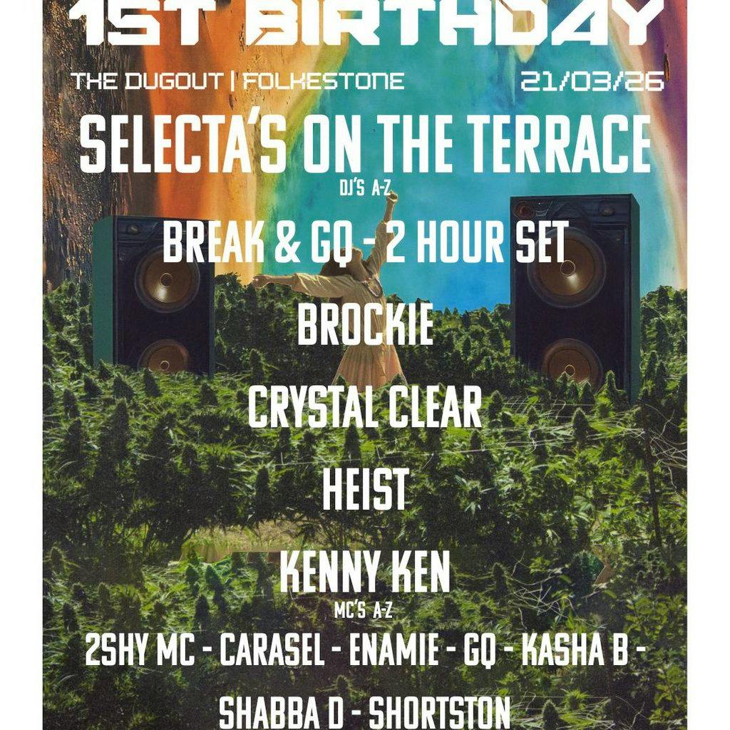 Invicta Bass 1st Bday 'Selecta's on the Terrace' DNB Day Rave at The Dugout