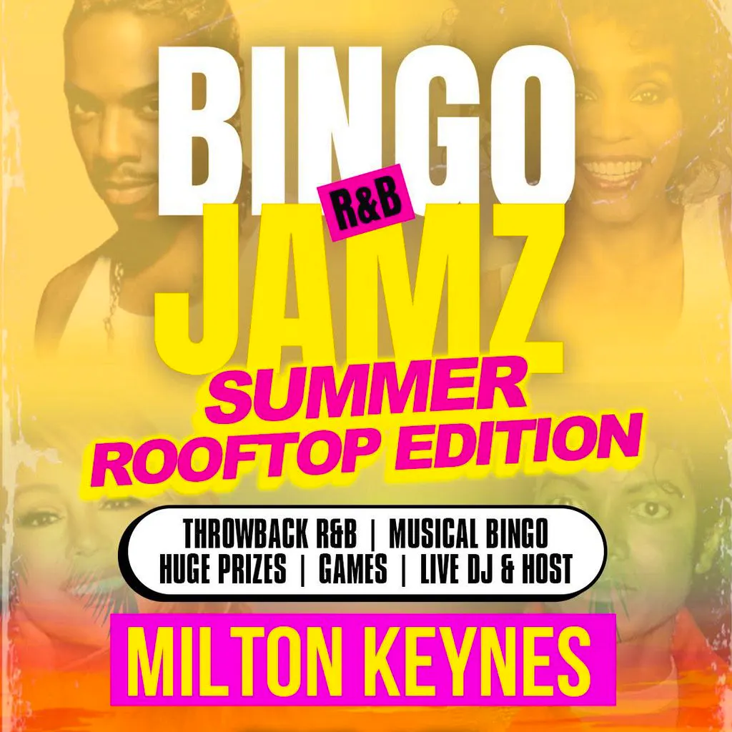 Bingo Jamz Rooftop Milton Keynes | Summer Rooftop Edition 2026 at Rumble Rooms