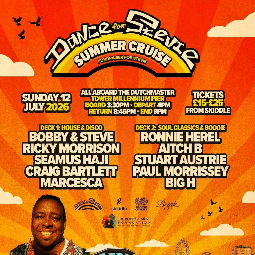 Dance For Stevie Summer Cruise at The Dutchmaster   Tower Millenium Pier