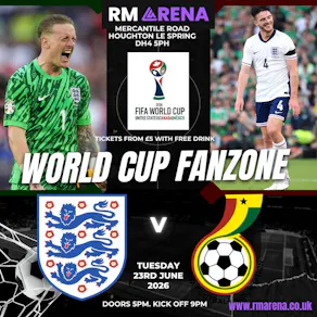 World Cup Fanzone: England V Ghana 23rd June 2026