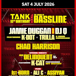 TANK 12th Birthday x Sound Of Bassline!