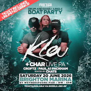 FME HOUSE (D&B) Boat Party with headliners Kleu
